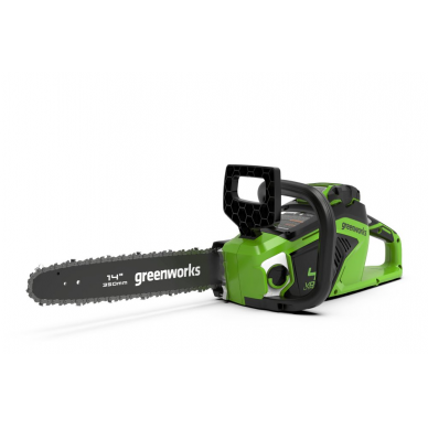 Akumuliatorinis grandininis pjūklas Greenworks GD40CS15, 40 V, (tik įrankis)