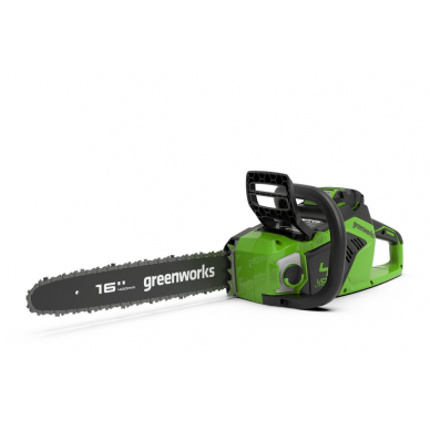 Akumuliatorinis grandininis pjūklas Greenworks GD40CS18, 40 V, (tik įrankis)