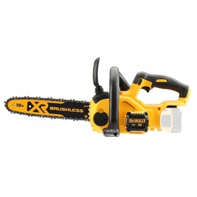 Akumuliatorinis grandininis pjūklas DeWalt DCM565N-XJ; 18V, 30cm juosta (be akum.) 5