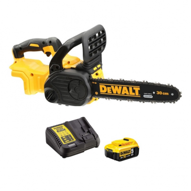 Akumuliatorinis grandininis pjūklas DeWalt DCM565P1-QW, 18 V, 1x5,0 Ah