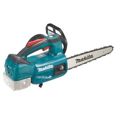 Akumuliatorinis grandininis pjūklas Makita DUC254CZ, 18V, 25CM