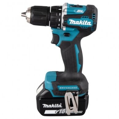 Akumuliatorinis gręžtuvas Makita DDF487RTJ, 18V, 2x5Ah (3 metų garantija) 6