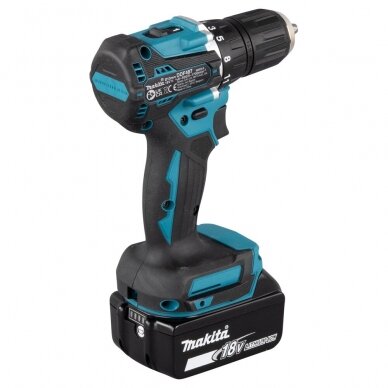 Akumuliatorinis gręžtuvas Makita DDF487RTJ, 18V, 2x5Ah (3 metų garantija) 7