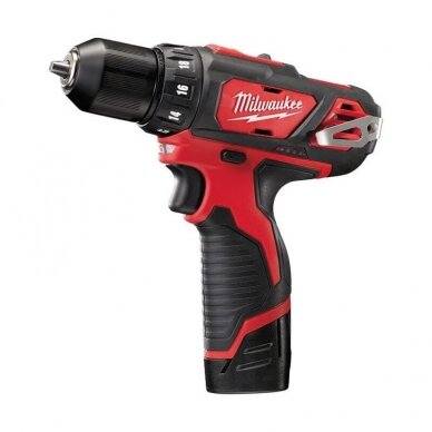 Akumuliatorinis gręžtuvas MILWAUKEE M12 BDD-202C