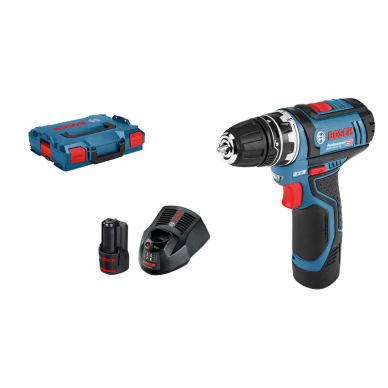 Akumuliatorinis gręžtuvas-suktuvas Bosch GSR 12V-15 FC Professional