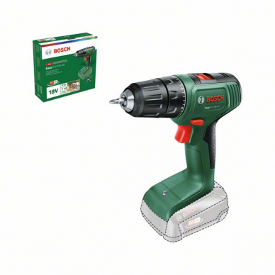 Akumuliatorinis gręžtuvas- suktuvas Bosch Easydrill 18V-40, 18 V, (be akum. ir krov.) 1