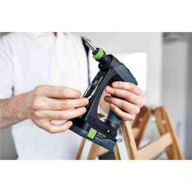 Akumuliatorinis gręžtuvas-suktuvas Festool CXS 18-Basic-Set, 18 V, (be akum. ir krov.), (577333) 3