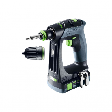 Akumuliatorinis gręžtuvas-suktuvas Festool CXS 18 C 3,0-Plus, 18 V, 2 x 3,0 Ah, (576883) 1