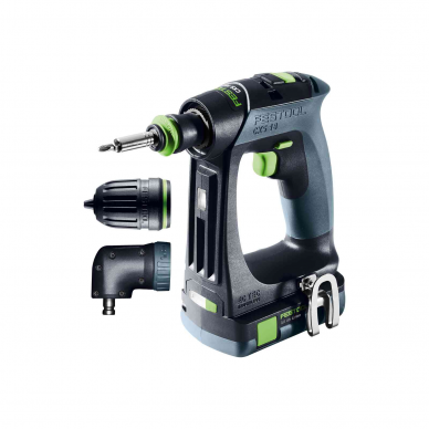 Akumuliatorinis gręžtuvas-suktuvas Festool CXS 18 C 3,0-Set, 18 V, 2 x 3,0 Ah, (576884) 1