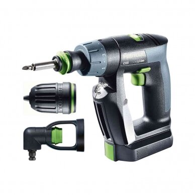 Akumuliatorinis gręžtuvas-suktuvas Festool CXS 2,6-Set (576093) 1