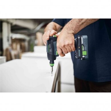 Akumuliatorinis gręžtuvas-suktuvas Festool T 18+3-Basic, 18 V, (be akum. ir krov.), (576448) 2