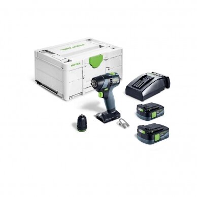 Akumuliatorinis gręžtuvas-suktuvas Festool TXS 12 2,5-Plus (576873)