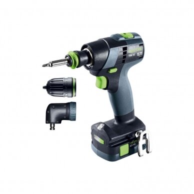 Akumuliatorinis gręžtuvas-suktuvas Festool TXS 12 2,5-Set (576874) 1