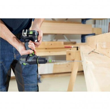 Akumuliatorinis gręžtuvas-suktuvas Festool TXS 12 2,5-Set (576874) 3