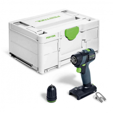 Akumuliatorinis gręžtuvas-suktuvas Festool TXS 18-Basic, 18 V, (be akum. ir krov.), (576894)