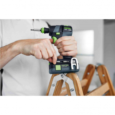 Akumuliatorinis gręžtuvas-suktuvas Festool TXS 18-Basic-Set, 18 V, (be akum. ir krov.), (577335) 4