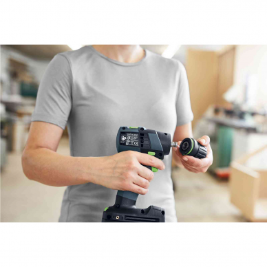 Akumuliatorinis gręžtuvas-suktuvas Festool TXS 18-Basic-Set, 18 V, (be akum. ir krov.), (577335) 5