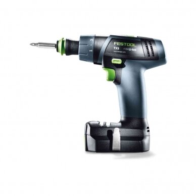 Akumuliatorinis gręžtuvas-suktuvas Festool TXS 2,6-Set (576102) 2