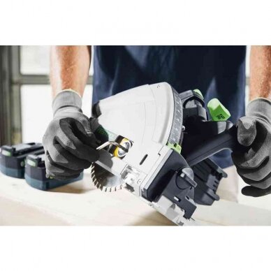 Akumuliatorinis įgilinamasis diskinis pjūklas Festool TSC 55 5,0 KEBI-Plus/XL, 18 V, 2 x 5,0 Ah, (577342) 3