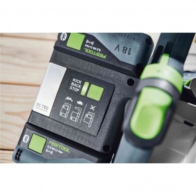 Akumuliatorinis įgilinamasis diskinis pjūklas Festool TSC 55 KEB-Basic, 18 V, (be akum. ir krov.) (576712) 2