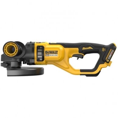 Akumuliatorinis kampinis šlifuoklis DeWalt DCG460N-XJ, 54V (be akum. ir krov.) 1