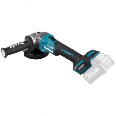 Akumuliatorinis kampinis šlifuoklis XGT ® 40Vmax Makita GA005GZ 6