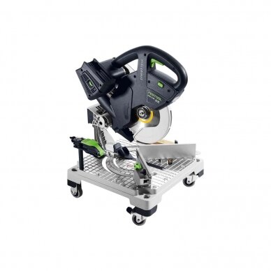 Akumuliatorinis kampų pjaustymo pjūklas SYMMETRIC Festool SYMC 70 EB-Basic (577424) 1