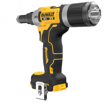 Akumuliatorinis kniediklis DeWalt DCF414E2GT-QW, 6.4mm, 18V, (2x1.7Ah) 2