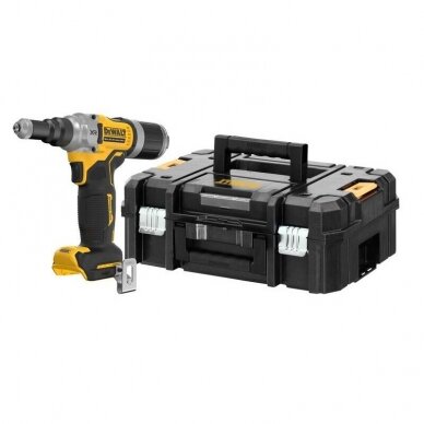 Akumuliatorinis kniediklis DeWalt DCF414NT-XJ, 6.4mm, 18 V, (be akum. ir krov.)