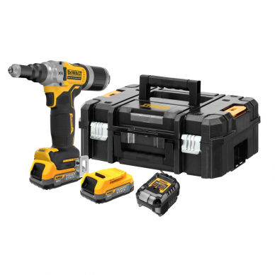 Akumuliatorinis kniediklis DeWalt DCF414E2GT-QW, 6.4mm, 18V, (2x1.7Ah)