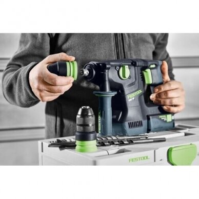 Akumuliatorinis kombinuotas perforatorius Festool KHC 18 5,0 EBI-Plus (577448) 14