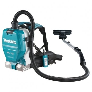 Akumuliatorinis (kuprinė) dulkių siurblys Makita DVC261ZX11, 2x18 V Li-ion