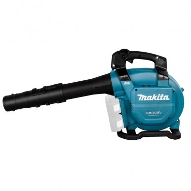 Akumuliatorinis lapų pūstuvas - siurblys Makita DUB363ZV, 2x18V 2