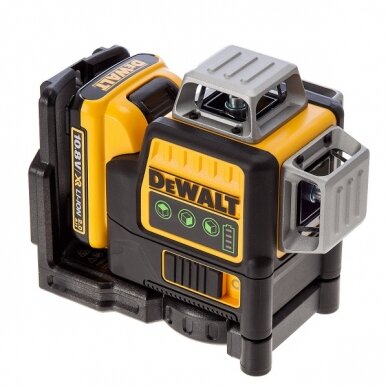 Akumuliatorinis lazerinis nivelyras DeWalt DCE089D1G; žalias 5