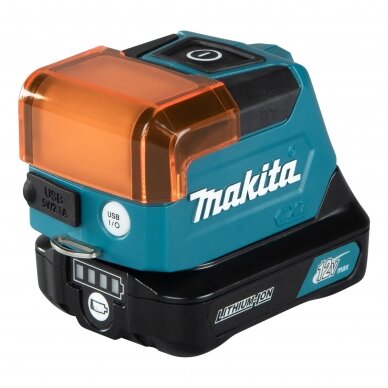 Akumuliatorinis prožektorius Makita ML107, 12 V (be akum. ir krov.) 2