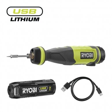 Akumuliatorinis lituoklis RYOBI RSI4-120G, 4 V