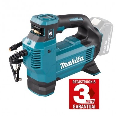 Akumuliatorinis oro kompresorius Makita DMP181Z, 18V, 11bar