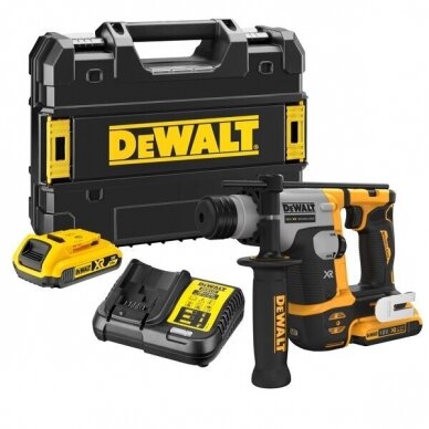 Akumuliatorinis perforatorius DeWalt DCH172D2-QW, SDS-plus, 18 V, 2x2.0 Ah