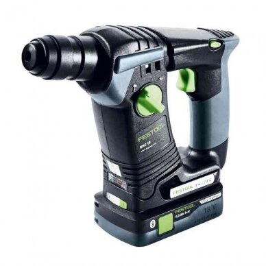 Akumuliatorinis perforatorius Festool BHC 18 HPC 4,0 I-Plus, 18 V, 2 x 4,0 Ah, (577602) 1