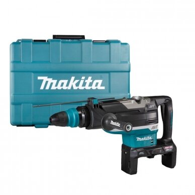 Akumuliatorinis perforatorius Makita HR006GZ, SDS-MAX, 2x40V, (be akum. ir krov.)