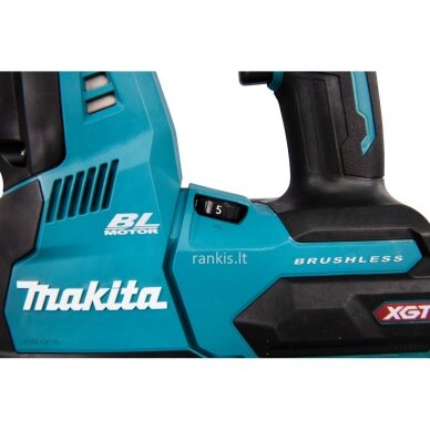 Akumuliatorinis perforatorius Makita HR004GZ01 XGT ® 40Vmax + DOVANA BL4040 10