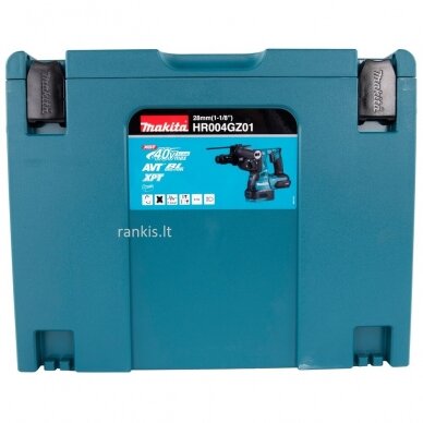 Akumuliatorinis perforatorius Makita HR004GZ01 XGT ® 40Vmax + DOVANA BL4040 16