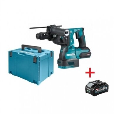 Akumuliatorinis perforatorius Makita HR004GZ01 XGT ® 40Vmax + DOVANA BL4040