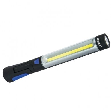 Akumuliatorinis prožektorius Dedra L1023, 3W COB LED + 3W LED