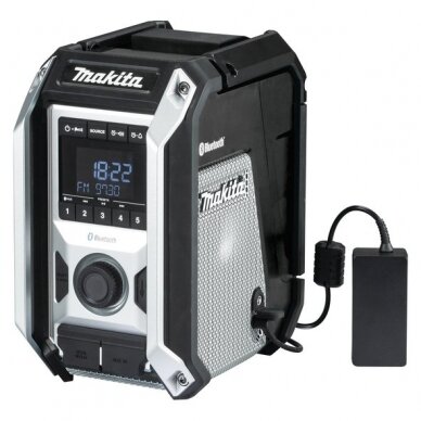 Akumuliatorinis Radijas Makita DMR114B su Bluetooth, Aux, USB 1