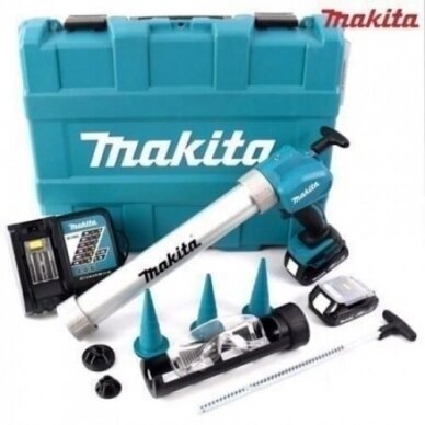 Akumuliatorinis sandarinimo pistoletas Makita DCG180RAEX, 18V Li-ion