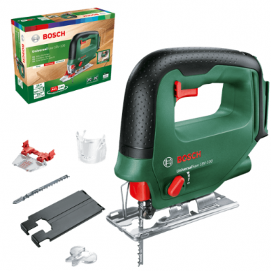 Akumuliatorinis siaurapjūklis Bosch UniversalSaw 18, 18 V, (be akum. ir krov.)