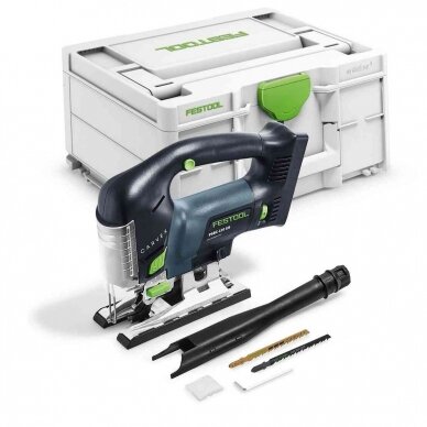 Akumuliatorinis siaurapjūklis CARVEX Festool PSBC 420 EB-Basic, 18 V, (be akum. ir krov.) (576530)