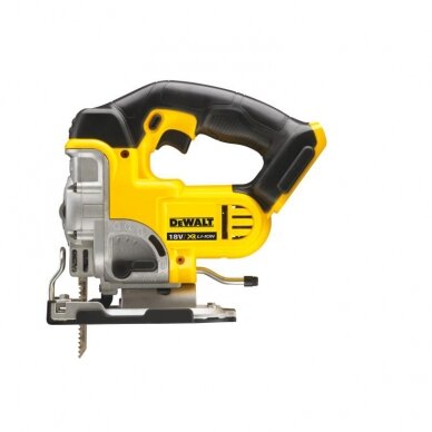 Akumuliatorinis siaurapjūklis DeWalt DCS331N-XJ, 18 V, (be akum. ir krov.)