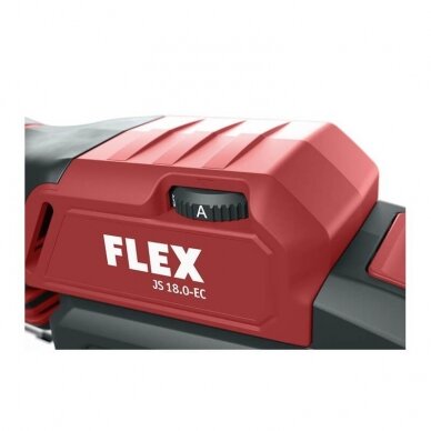 Akumuliatorinis siaurapjūklis FLEX JS 18,0-EC C su priedais, 18 V, (be akum. ir krov.) 7